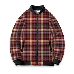 ScotsTee Shop Scottish McKay of Strathnaver Modern Tartan Bomber Puffer Jacket