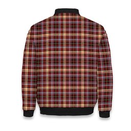ScotsTee Shop Scottish McKay of Strathnaver Modern Tartan Bomber Puffer Jacket