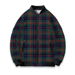 ScotsTee Shop Scottish Stewart of Appin Hunting Modern Clan Tartan Bomber Puffer Jacket