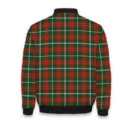 ScotsTee Shop Scottish Prince of Wales Tartan Bomber Puffer Jacket