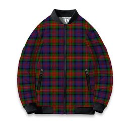ScotsTee Shop Scottish MacLagan of Glenquiech Tartan Bomber Puffer Jacket