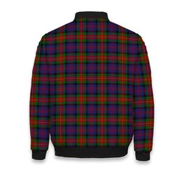 ScotsTee Shop Scottish MacLagan of Glenquiech Tartan Bomber Puffer Jacket