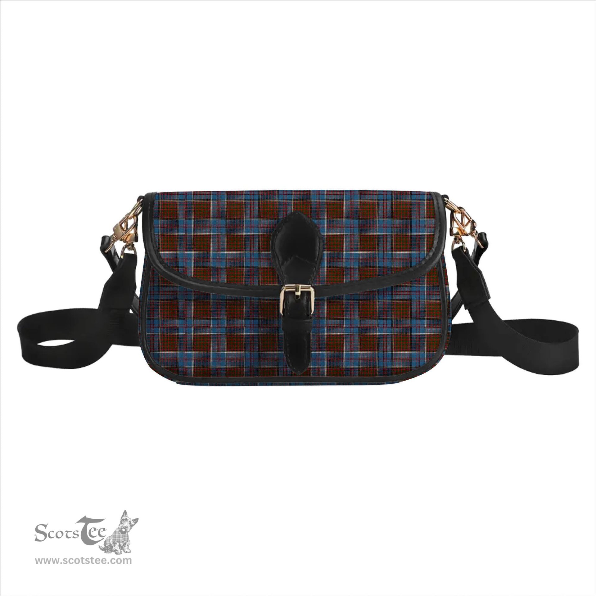 ScotsTee Shop Scottish Anderson MacGregor Hastie 4 Tartan Women's Chain Crossbody Bag Square Bag