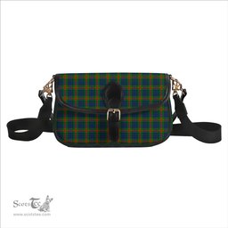 ScotsTee Shop Scottish Aiton SC Tartan Women's Chain Crossbody Bag Square Bag