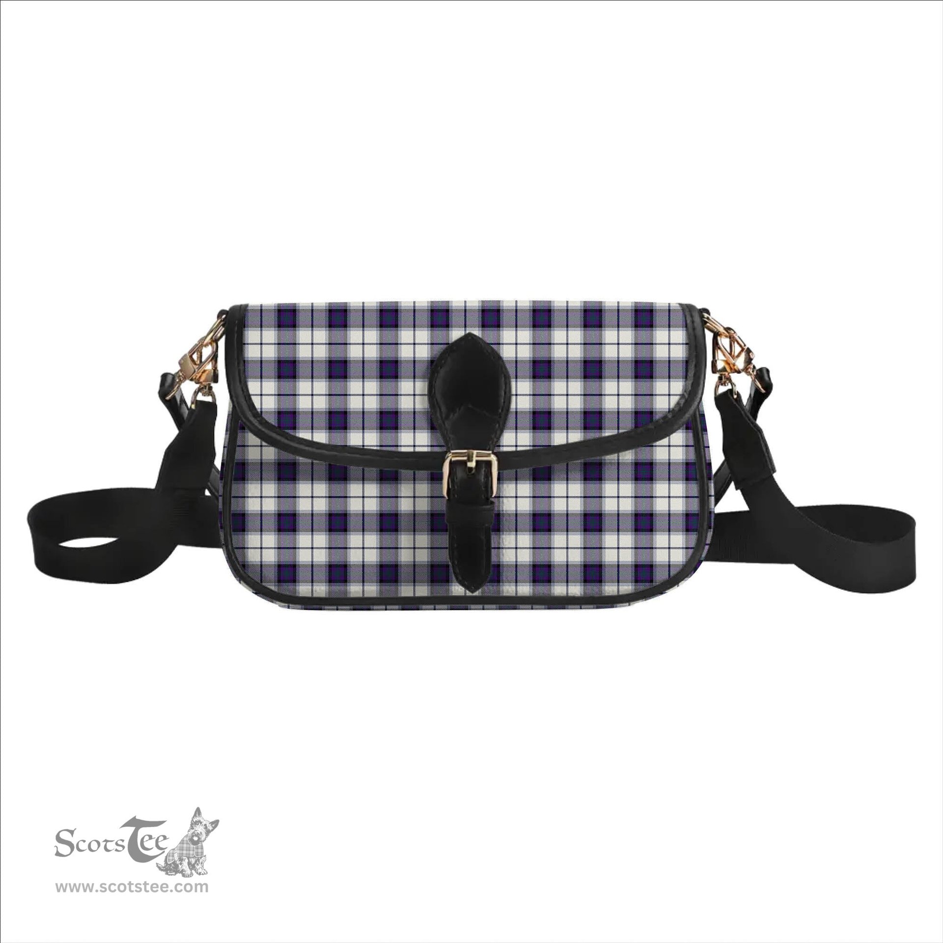 ScotsTee Shop Scottish Alexander of Menstry Dress Modern Tartan Women's Chain Crossbody Bag Square Bag
