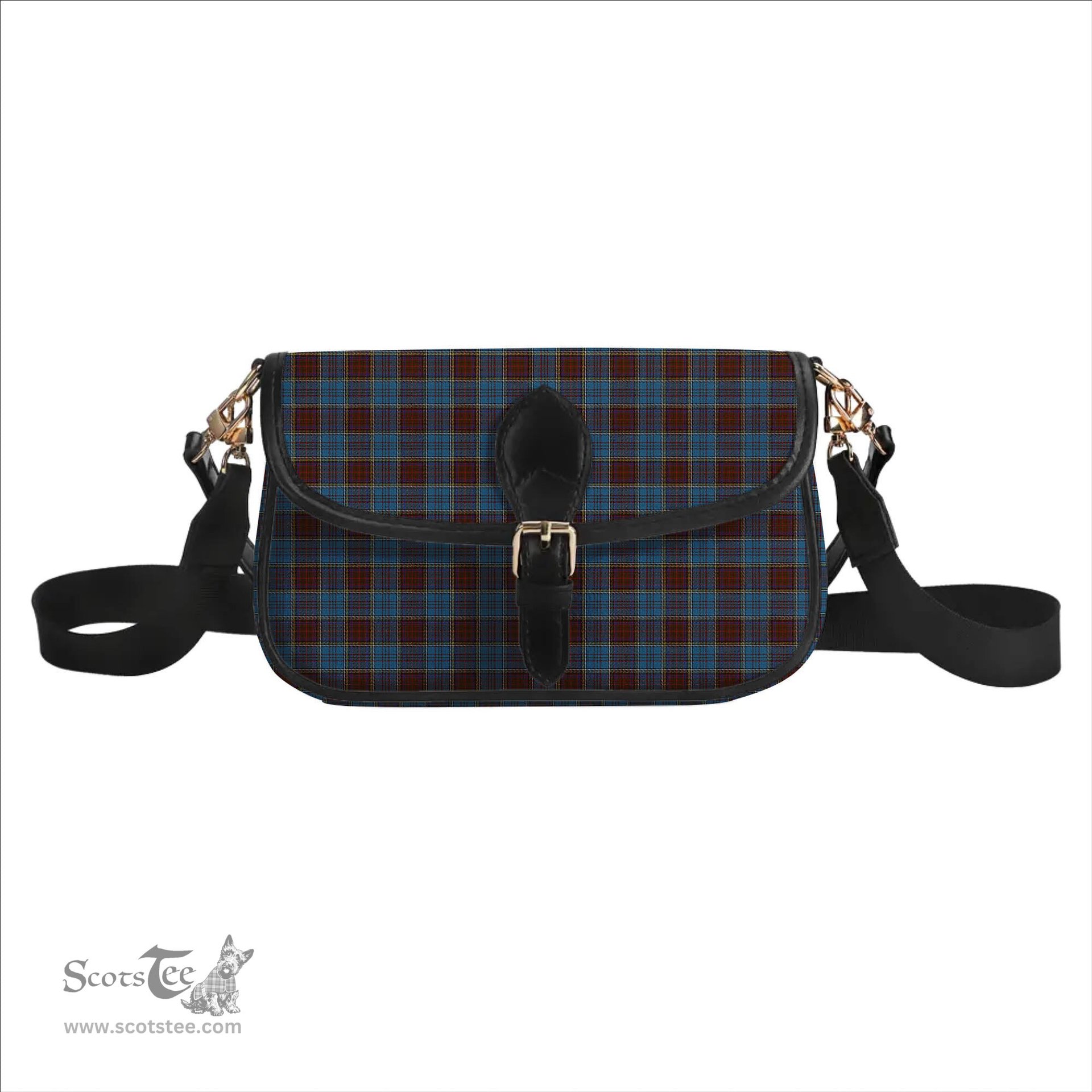 ScotsTee Shop Scottish Anderson Paton Tartan Women's Chain Crossbody Bag Square Bag