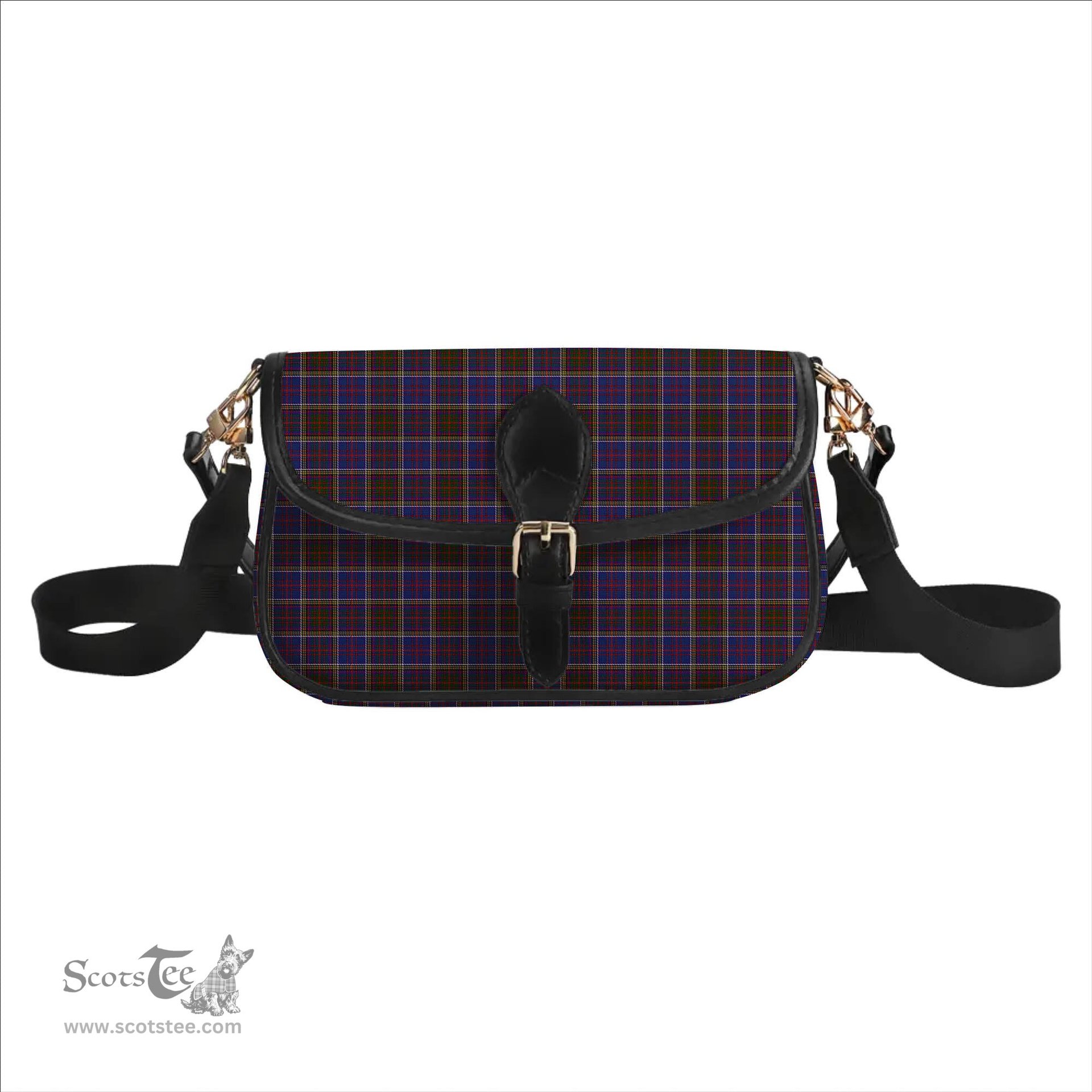 ScotsTee Shop Scottish Anderson W L Anderson, Stirling Tartan Women's Chain Crossbody Bag Square Bag
