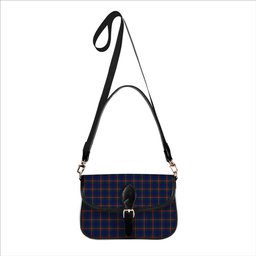 ScotsTee Shop Scottish Agnew Modern Tartan Women's Chain Crossbody Bag Square Bag