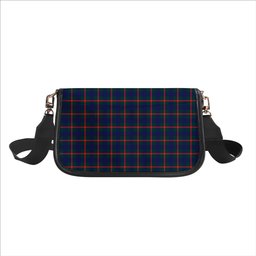 ScotsTee Shop Scottish Agnew Modern Tartan Women's Chain Crossbody Bag Square Bag