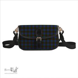 ScotsTee Shop Scottish Brodie Hunting Modern Tartan Women's Chain Crossbody Bag Square Bag