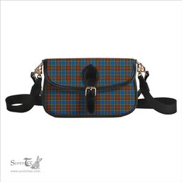 ScotsTee Shop Scottish Bethune Ancient Tartan Women's Chain Crossbody Bag Square Bag