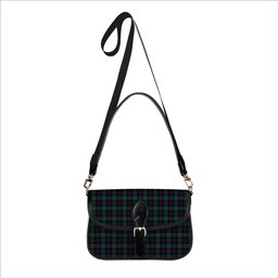 ScotsTee Shop Scottish Black Watch Coarse Kilt Modern Tartan Women's Chain Crossbody Bag Square Bag