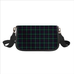 ScotsTee Shop Scottish Black Watch Coarse Kilt Modern Tartan Women's Chain Crossbody Bag Square Bag