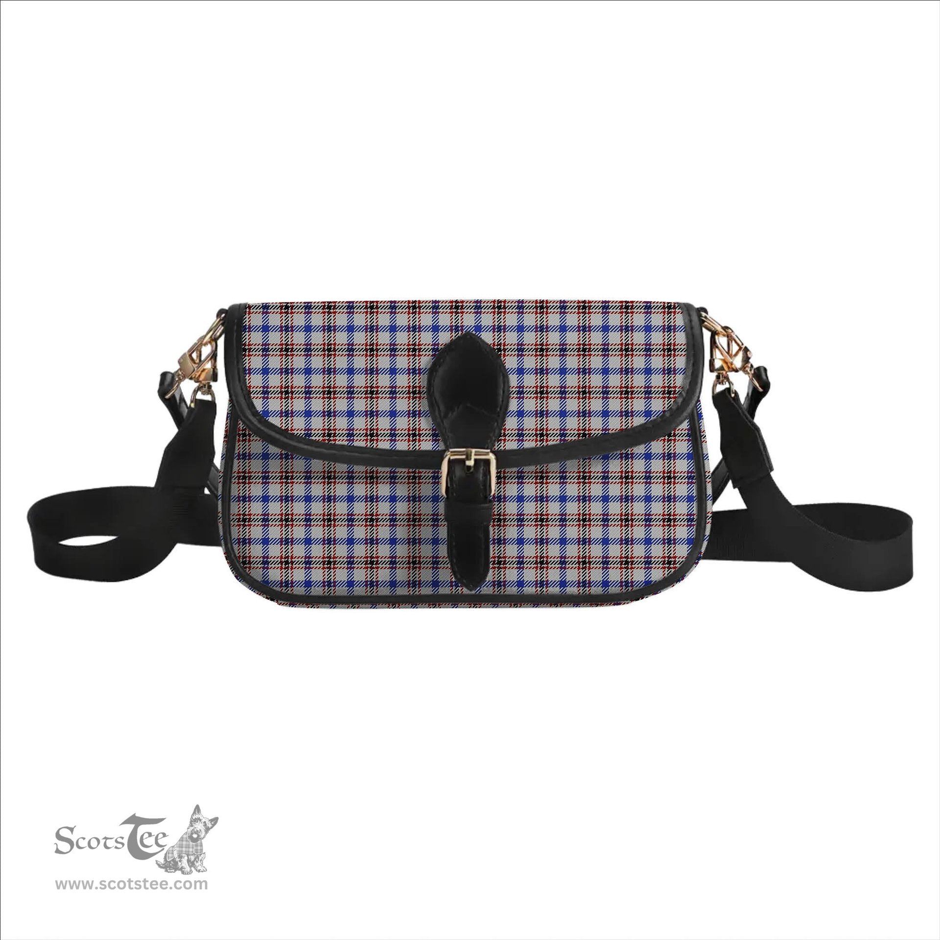 ScotsTee Shop Scottish Boswell Tartan Women's Chain Crossbody Bag Square Bag