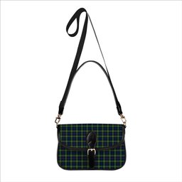 ScotsTee Shop Scottish Baillie Modern Tartan Women's Chain Crossbody Bag Square Bag