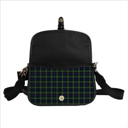 ScotsTee Shop Scottish Baillie Modern Tartan Women's Chain Crossbody Bag Square Bag