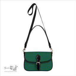 ScotsTee Shop Scottish Barclay Hunting Ancient Clan Tartan Women's Chain Crossbody Bag Square Bag