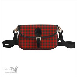 ScotsTee Shop Scottish Bruce County Modern Tartan Women's Chain Crossbody Bag Square Bag