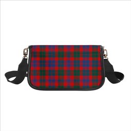 ScotsTee Shop Scottish Black Watch Pipe Band Modern Tartan Women's Chain Crossbody Bag Square Bag