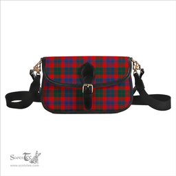 ScotsTee Shop Scottish Black Watch Pipe Band Modern Tartan Women's Chain Crossbody Bag Square Bag