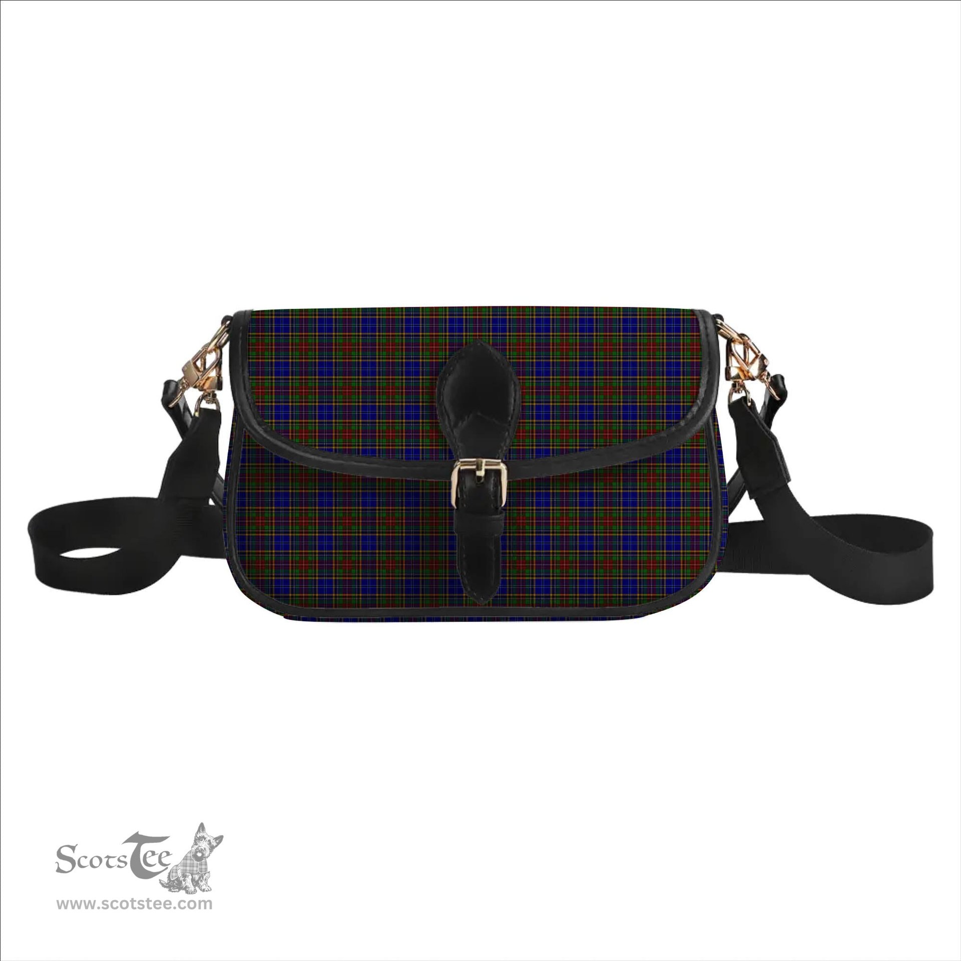 ScotsTee Shop Scottish Beattie (Beatty) Tartan Women's Chain Crossbody Bag Square Bag