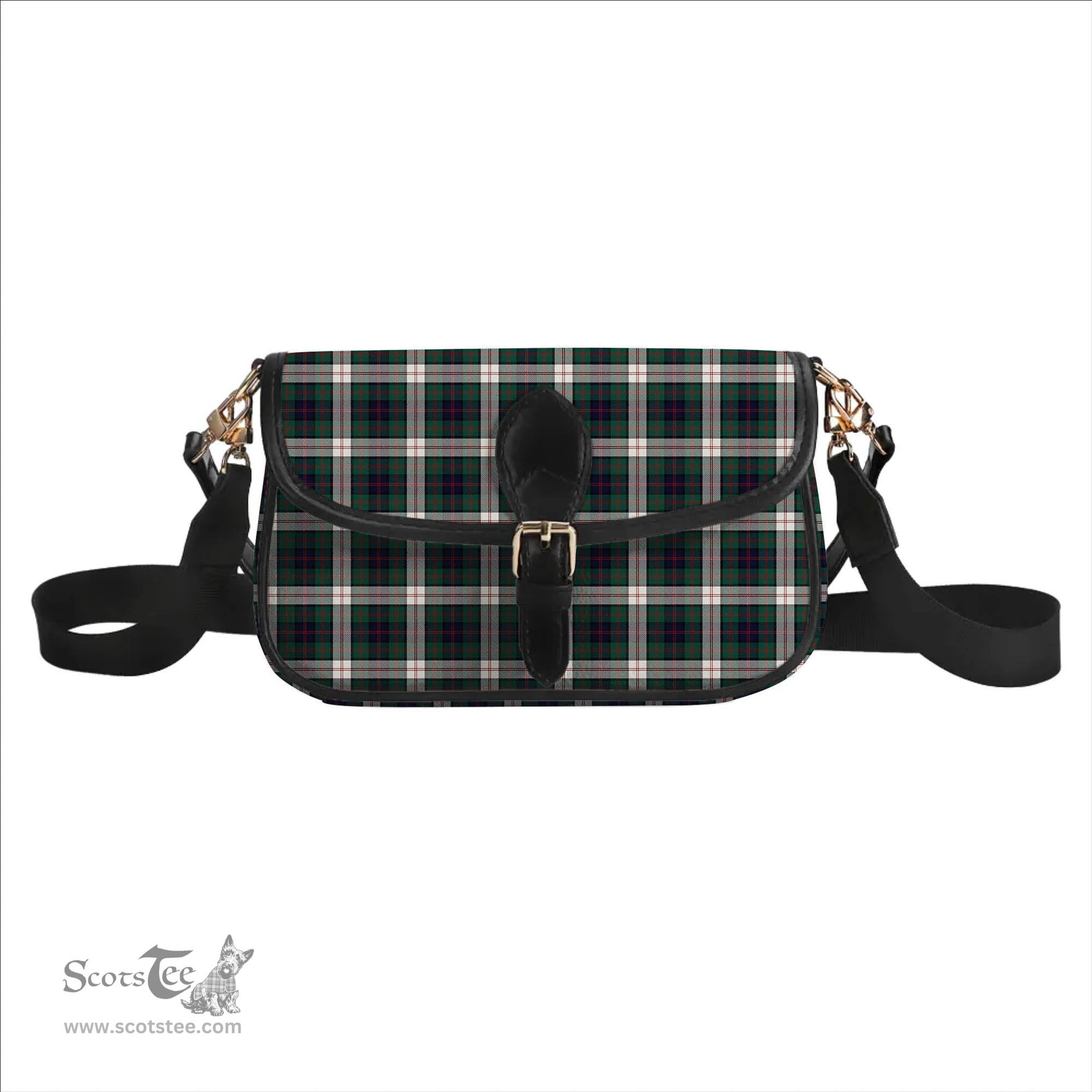 ScotsTee Shop Scottish Blair Dress Modern Tartan Women's Chain Crossbody Bag Square Bag