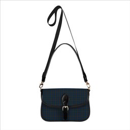 ScotsTee Shop Scottish Buchanan Hunting Modern Tartan Women's Chain Crossbody Bag Square Bag