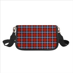 ScotsTee Shop Scottish Baillie of Polkemmet Red Ancient Tartan Women's Chain Crossbody Bag Square Bag