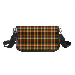 ScotsTee Shop Scottish Buchanan Modern Tartan Women's Chain Crossbody Bag Square Bag