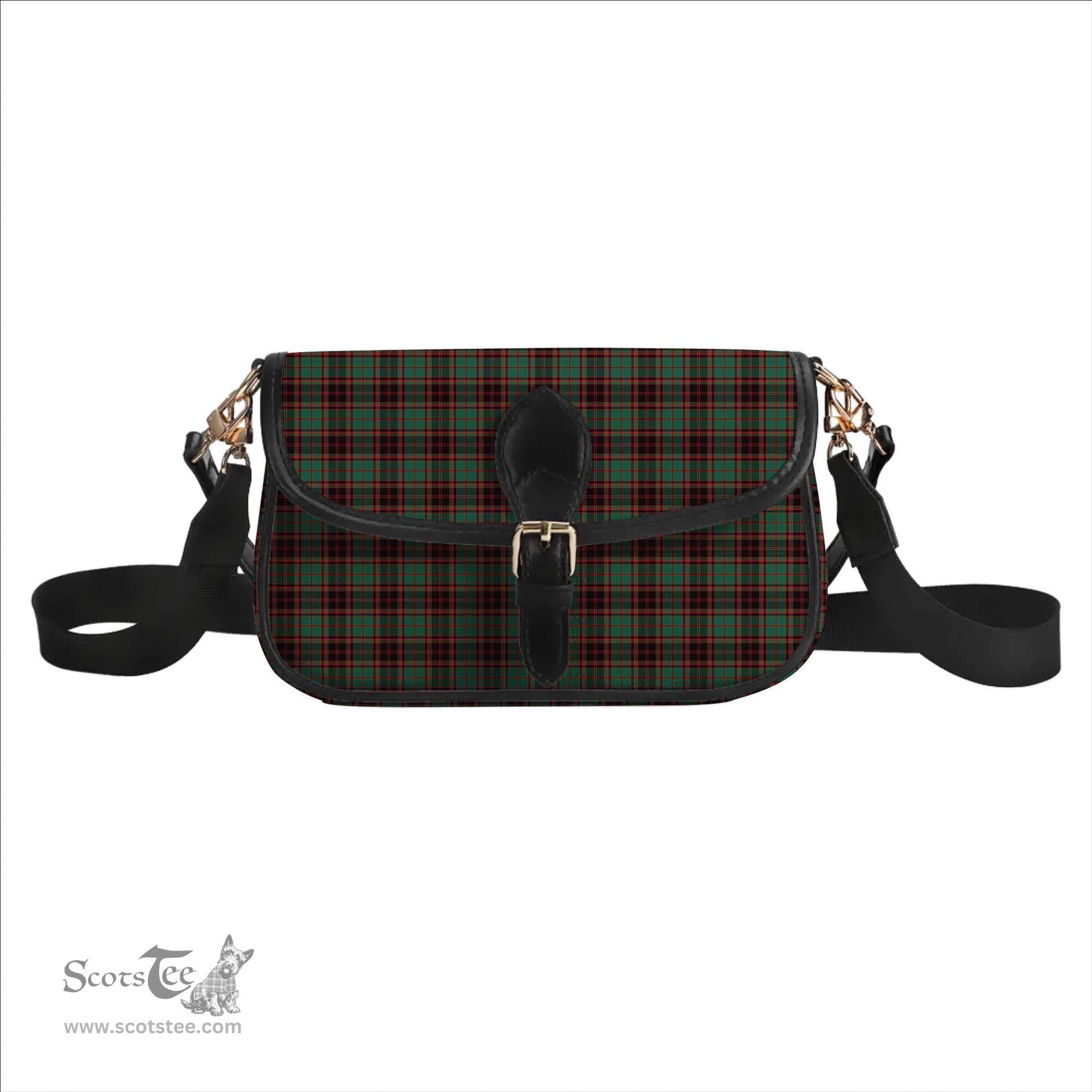 ScotsTee Shop Scottish Buchan Ancient Tartan Women's Chain Crossbody Bag Square Bag