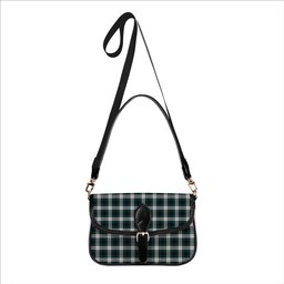 ScotsTee Shop Scottish Black Watch Dress Modern Tartan Women's Chain Crossbody Bag Square Bag