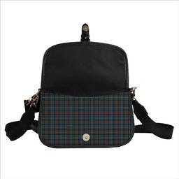 ScotsTee Shop Scottish Bisset Modern Tartan Women's Chain Crossbody Bag Square Bag