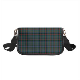 ScotsTee Shop Scottish Bisset Modern Tartan Women's Chain Crossbody Bag Square Bag