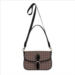 ScotsTee Shop Scottish Bruce of Kinnaird Modern Tartan Women's Chain Crossbody Bag Square Bag