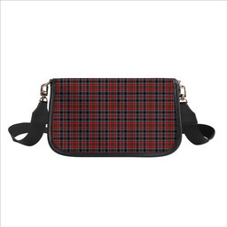 ScotsTee Shop Scottish Borthwick Modern Tartan Women's Chain Crossbody Bag Square Bag