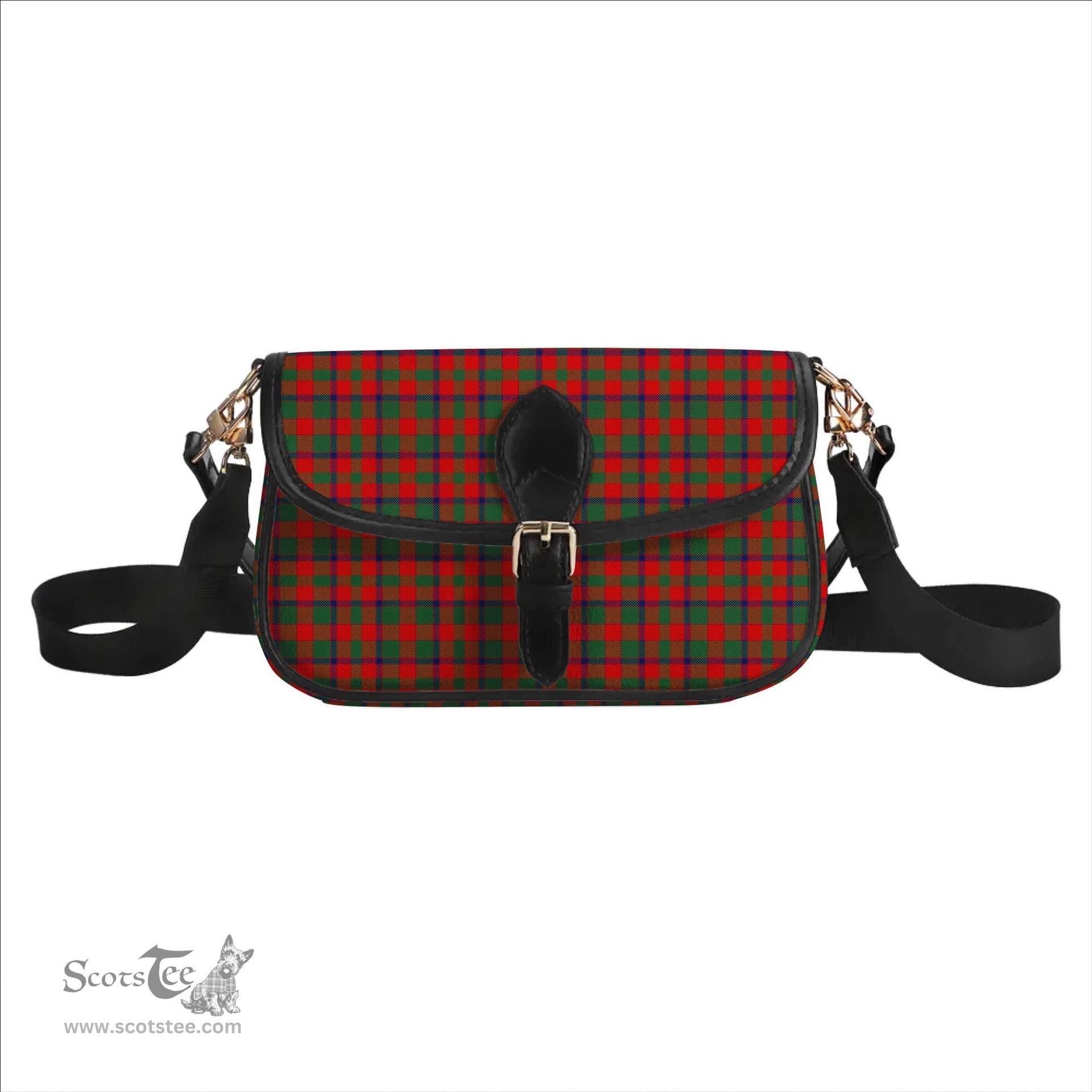 ScotsTee Shop Scottish Bruce Old Modern Tartan Women's Chain Crossbody Bag Square Bag