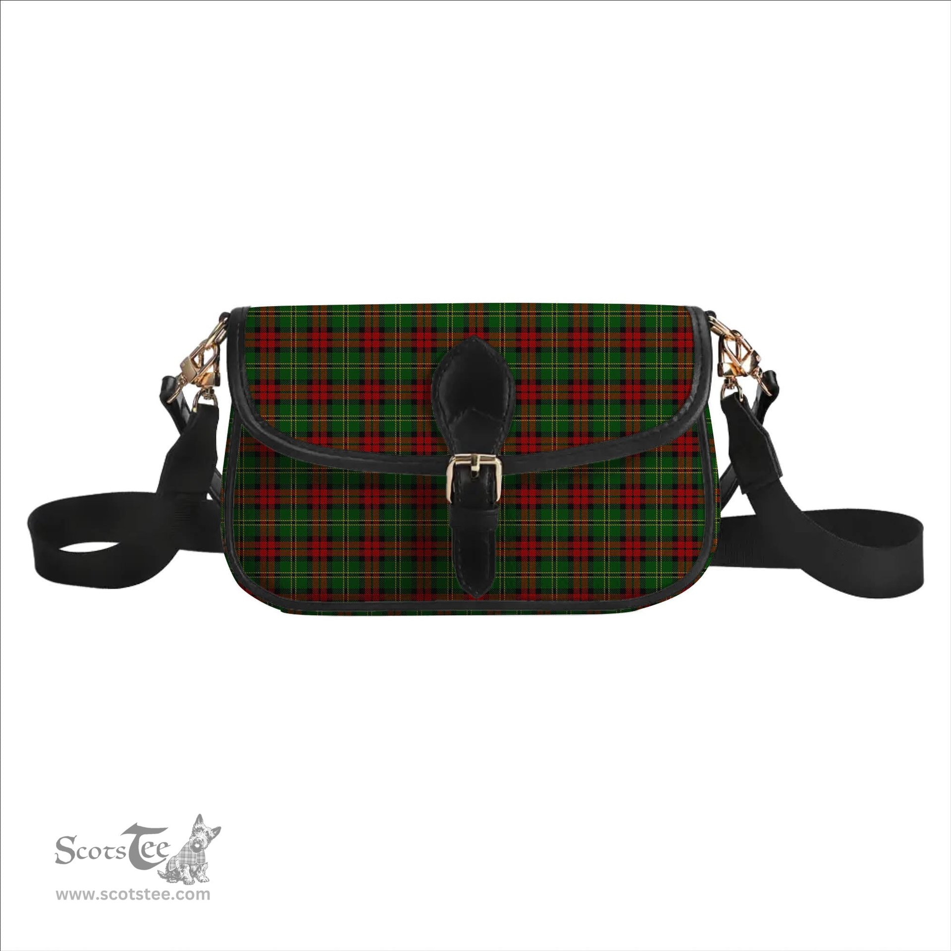 ScotsTee Shop Scottish Blackstock Hunting Tartan Women's Chain Crossbody Bag Square Bag
