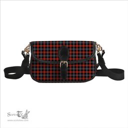 ScotsTee Shop Scottish Brown Ancient Tartan Women's Chain Crossbody Bag Square Bag