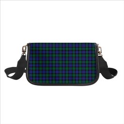 ScotsTee Shop Scottish Black Watch Modern Tartan Women's Chain Crossbody Bag Square Bag