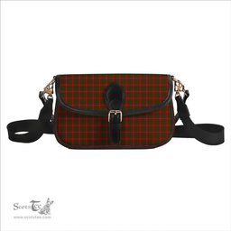 ScotsTee Shop Scottish Bruce County Tartan Women's Chain Crossbody Bag Square Bag