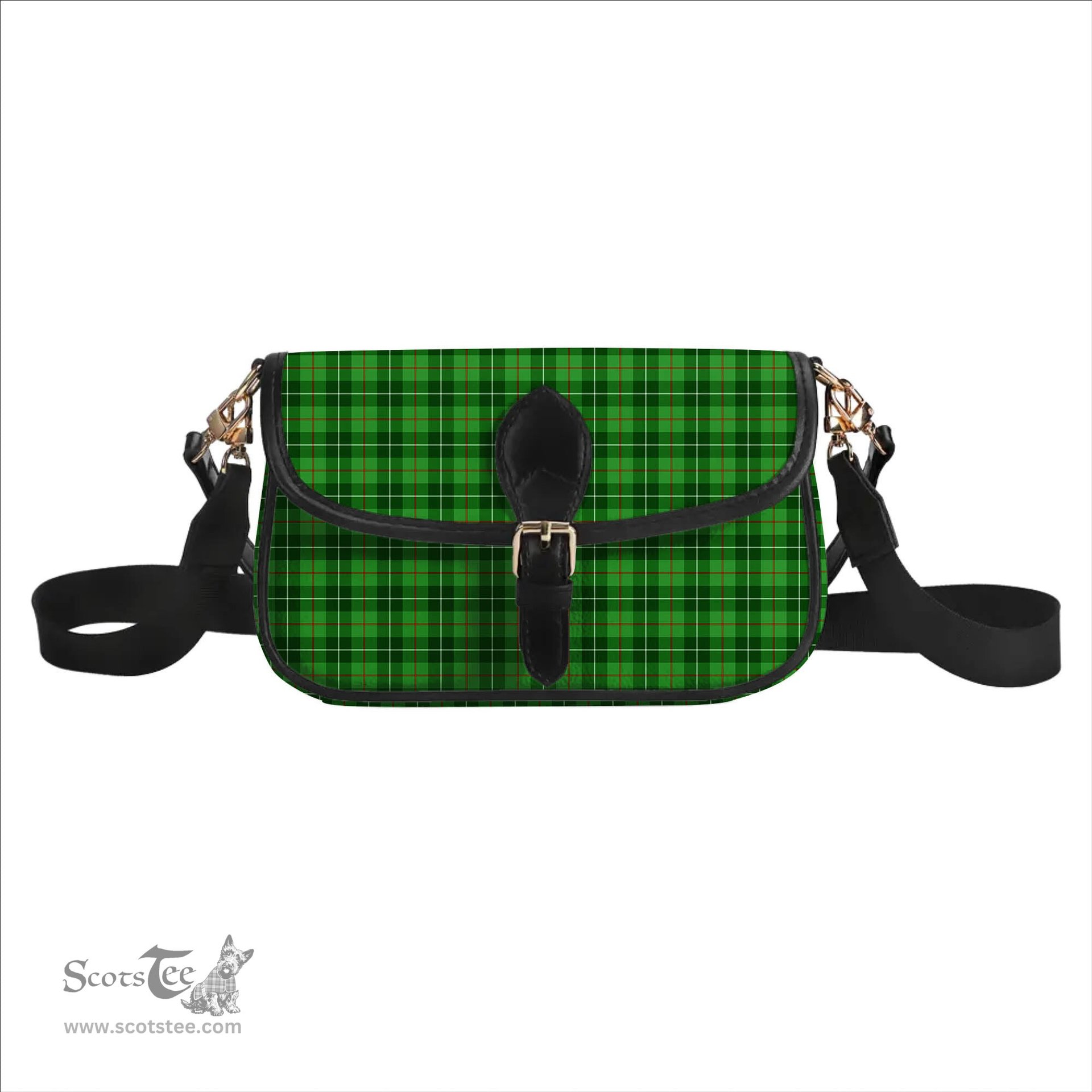ScotsTee Shop Scottish Boyle SC Tartan Women's Chain Crossbody Bag Square Bag