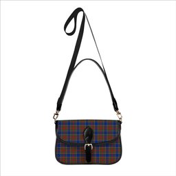 ScotsTee Shop Scottish Beattie (Beatty) Modern Tartan Women's Chain Crossbody Bag Square Bag