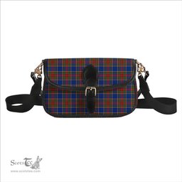 ScotsTee Shop Scottish Beattie (Beatty) Modern Tartan Women's Chain Crossbody Bag Square Bag