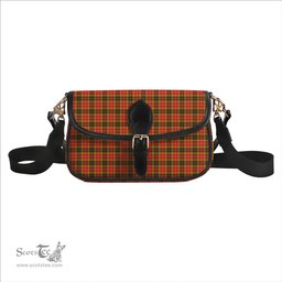 ScotsTee Shop Scottish Buchanan Old Set Weathered Tartan Women's Chain Crossbody Bag Square Bag