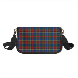 ScotsTee Shop Scottish Bethune Modern Tartan Women's Chain Crossbody Bag Square Bag