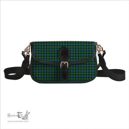 ScotsTee Shop Scottish Black Watch Ancient Clan Tartan Women's Chain Crossbody Bag Square Bag