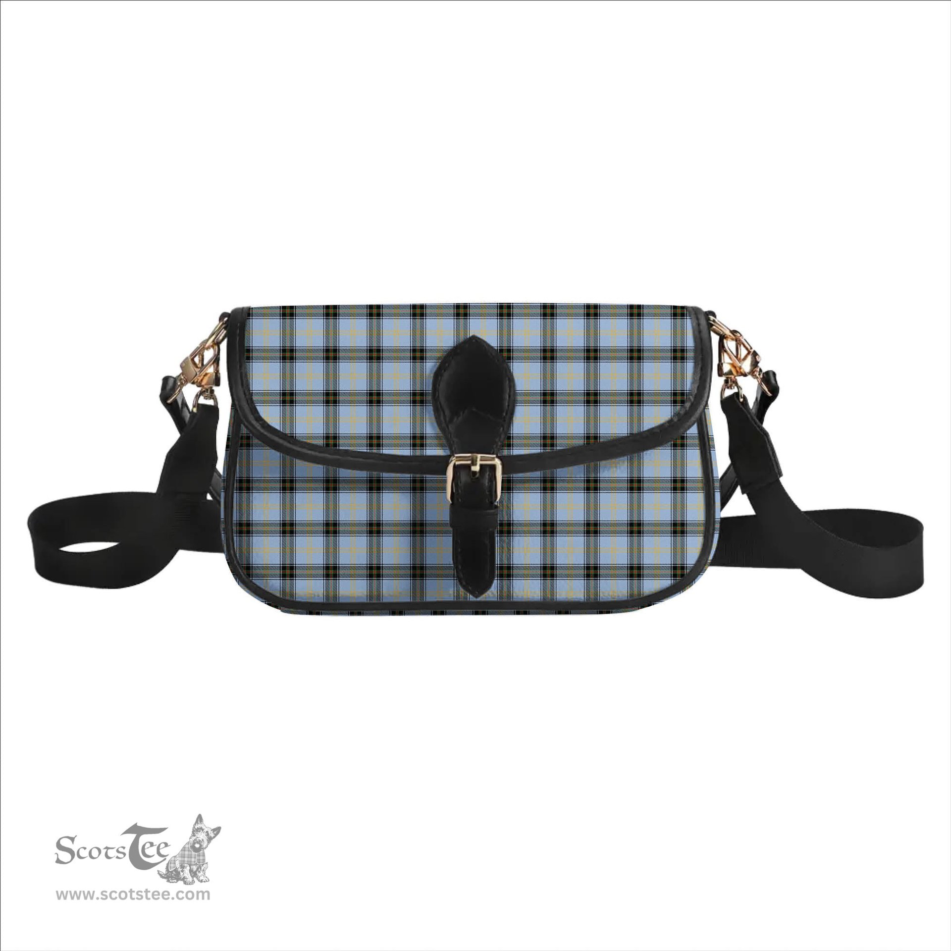 ScotsTee Shop Scottish Bell of the Borders Ancient Tartan Women's Chain Crossbody Bag Square Bag