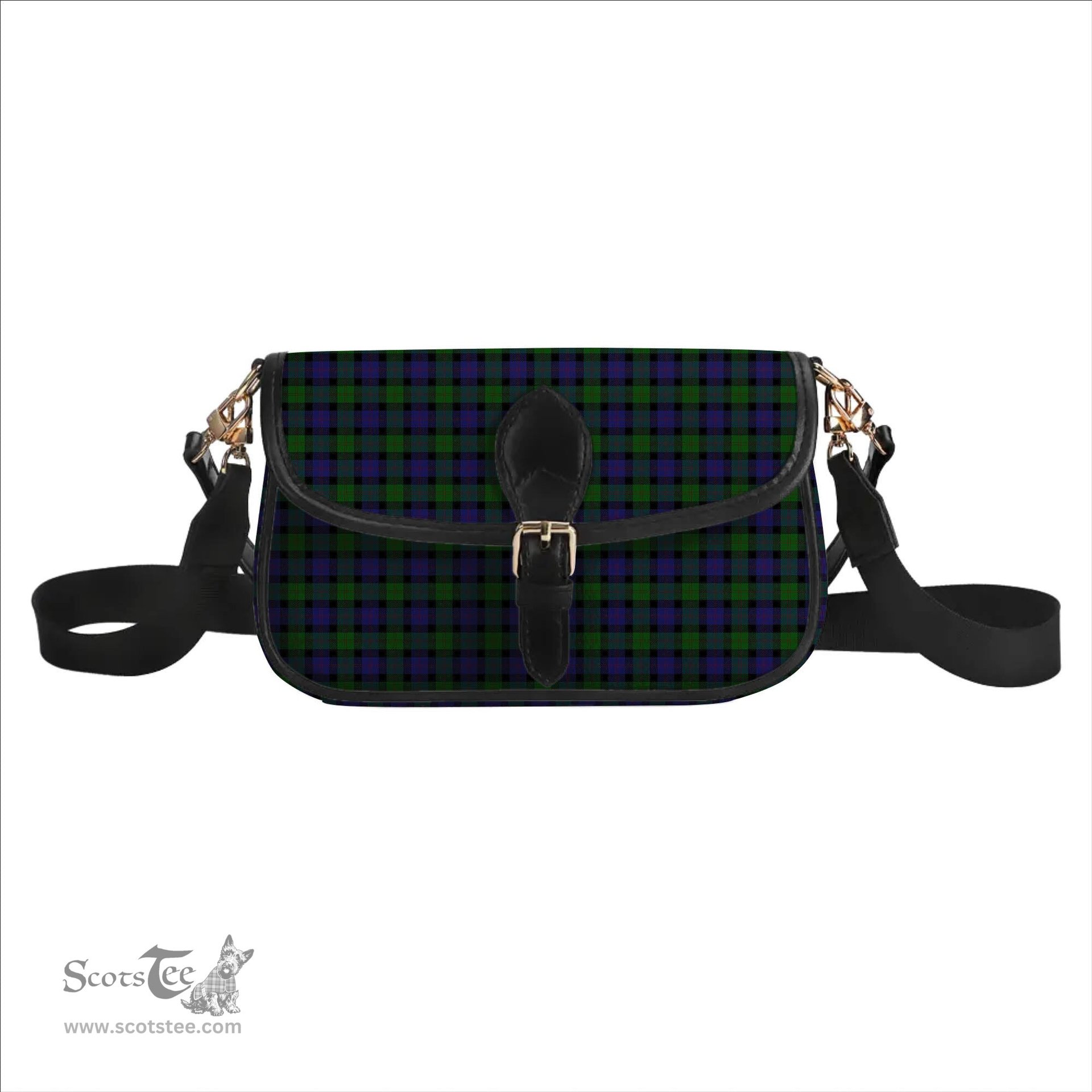 ScotsTee Shop Scottish Blair Tartan Women's Chain Crossbody Bag Square Bag