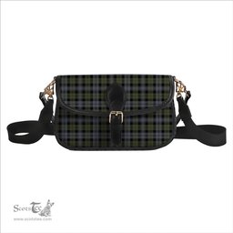 ScotsTee Shop Scottish Black Watch Large Sett Ancient Tartan Women's Chain Crossbody Bag Square Bag