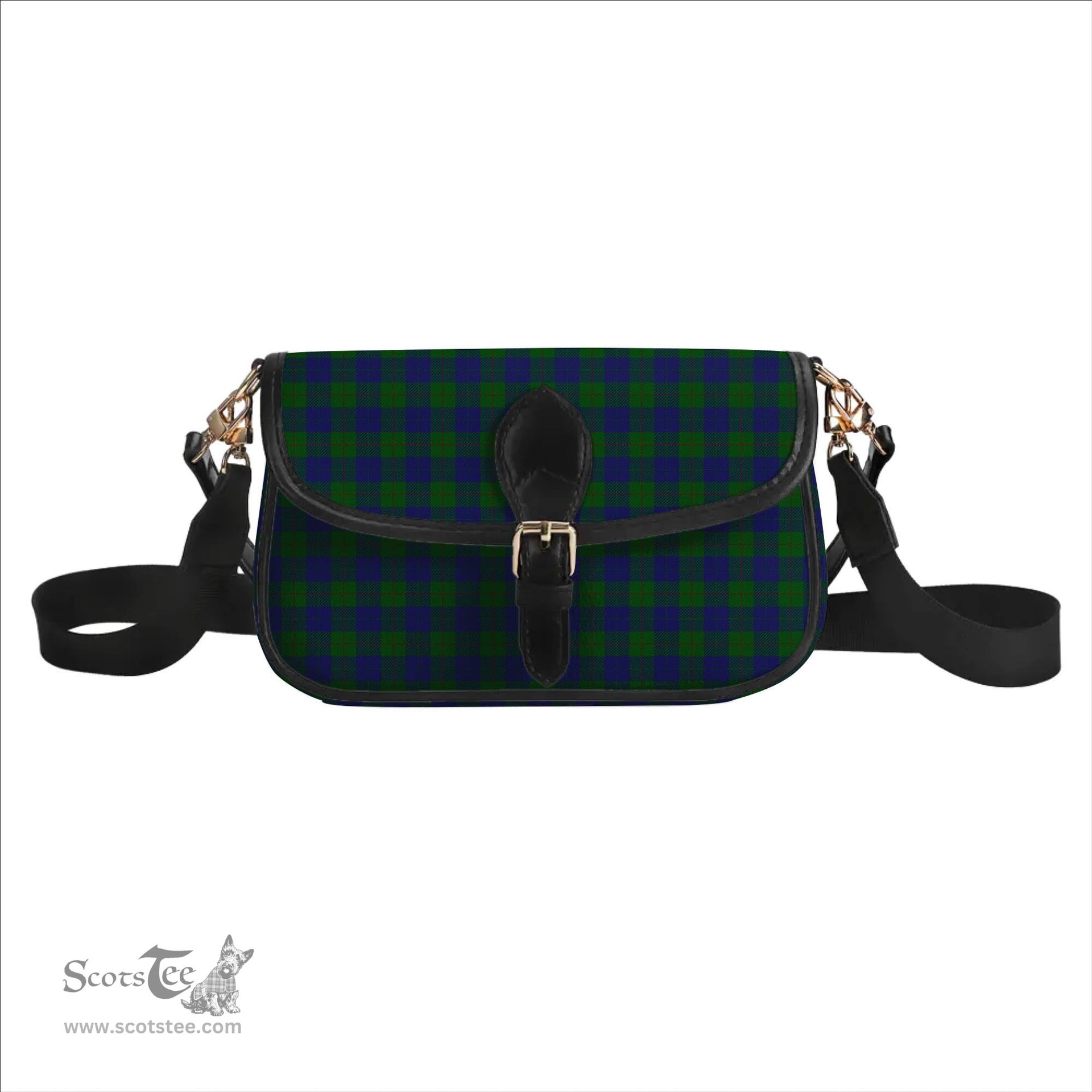 ScotsTee Shop Scottish Barclay Tartan Women's Chain Crossbody Bag Square Bag